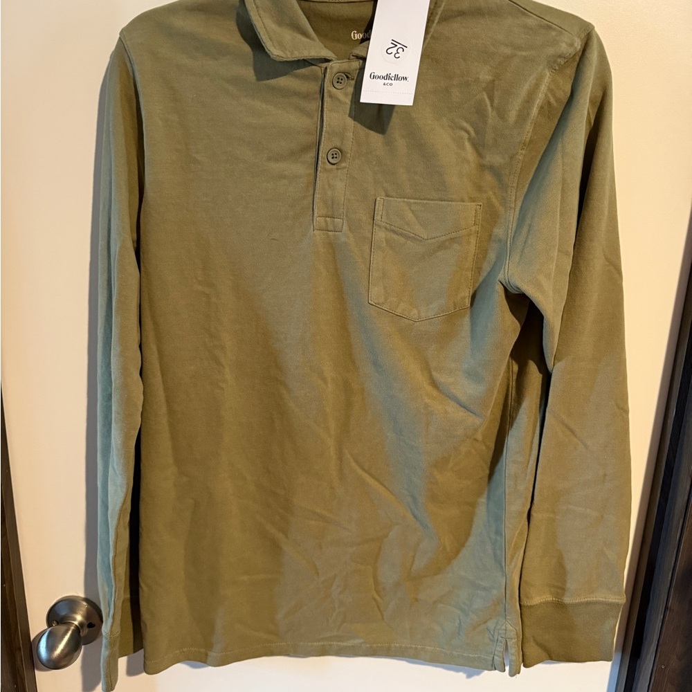 Goodfellow & Co Olive Polo Shirt